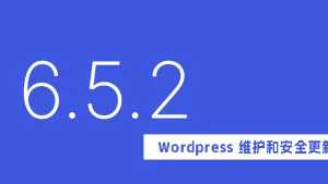 WordPress 6.5.2 维护和安全更新